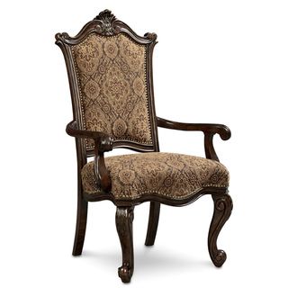 Grand European Upholstered Arm Chair (Set of 2)