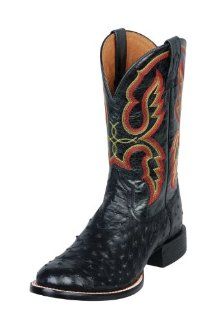 Pro Full Quill Ostrich Black Cowboy Boots/Shoes US 11 EE Shoes