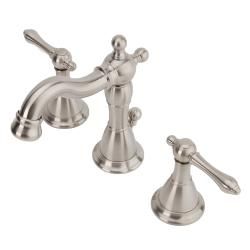 Fontaine Bellver Brushed Nickel Widespread Bathroom Faucet