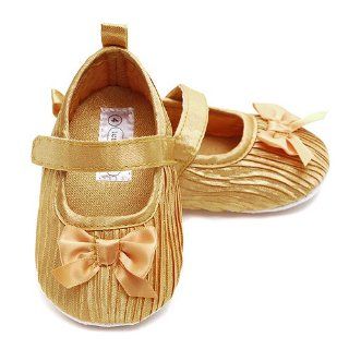 Crib Bow Mary Jane Shoes Infant Girl 3B Luna International Shoes
