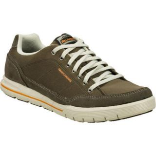 Mens Skechers Relaxed Fit Arcade II Amenity Olive/Gray