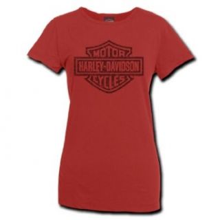 Harley Davidson® Womens Vintage Red Bar & Shield T Shirt
