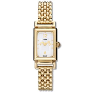 Coach Womens Madison Gold Plated Watch