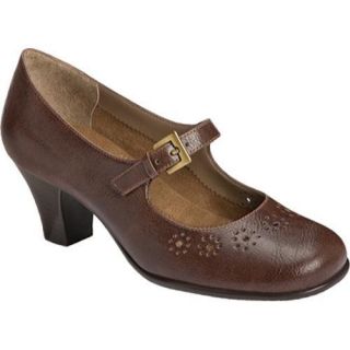 Womens Aerosoles Caricature Brown Synthetic