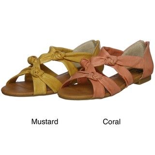 BC Footwear Womens Sleep Under the Stars Leather Sandals FINAL SALE