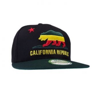 WHANG California Bear Flag Republic Flat Bill Snapback