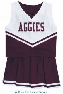 Size 20 Texas A&M Aggies Childrens Cheerleader Outfit