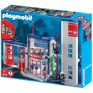 Playmobil 4819 Caserne de pompiers   Achat / Vente LAMPADAIRE
