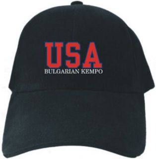 Caps Black  Usa Bulgarian Kempo Athletic Embroidery