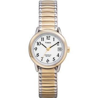 Timex Womens Easy Reader Two tone Steel Expansion Band Watch