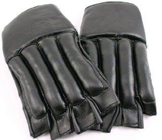 XL Black Cut finger Punching Bag MittsBoxing Gloves