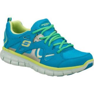 Womens Skechers Synergy Memory Sole Blue/Green Today $59.95
