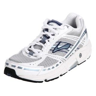Brooks Womens Addiction 9 Silver Athletic Shoes
