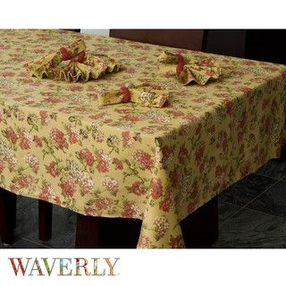 Waverly Rolling Meadow Garnet 13 piece Tablecloth Set