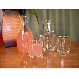 La Rochere Dragonfly 7 piece Juice Glass/ Carafe Set