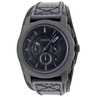 Fossil Mens Chronograph Double Padded Blackout Dial Watch