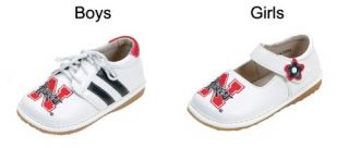 Nebraska Boys & Girls Squeaky Shoes