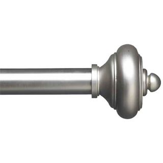 Cassidy West 36 to 66 inch Brushed Nickel Curtain Rod Set