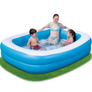 Bestway   Piscine Gonflable Rectangulaire   Dimensions 201 x 150 x 51