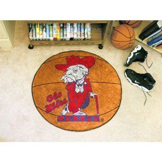 Mississippi Rebels NCAA Basketball Round Floor Mat (29