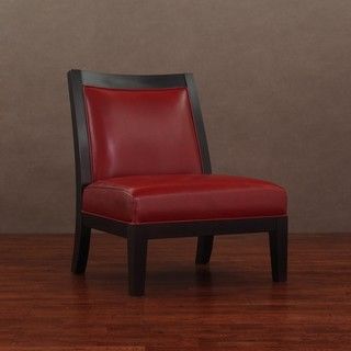 Connor Burnt Red Leather Chair