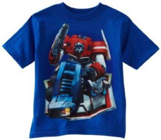 Transformers Boys 2 7 Optimus Prime Bend Tee, Royal, 7