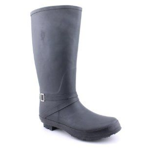  Style & Co Stormy Womens Size 11 Black Synthetic Rain Boots Shoes