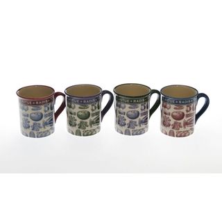 Certified International French Market Assorted Mugs (Set of 4