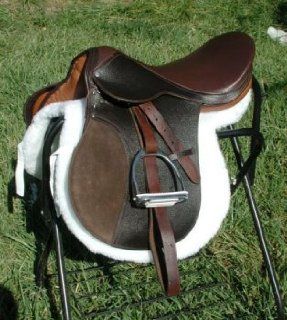European 17 Eventing Saddle with German type riding seat