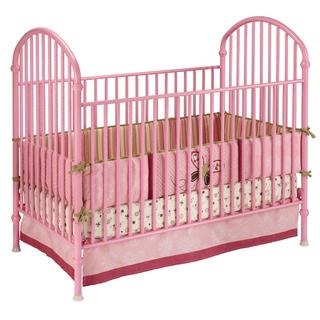 Delta Pink Metal Crib