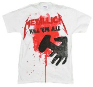 Metallica   Kill Em All Splatter T Shirt   Large Clothing
