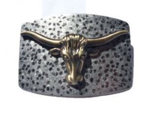 Cool Buckles Antique Metal Bronze Texas Longhorn Head Belt