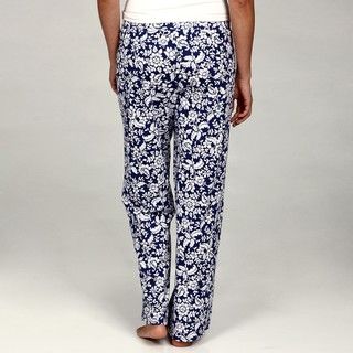 Nautica Womens Printed Anke Pajama Pants (Set of 2)