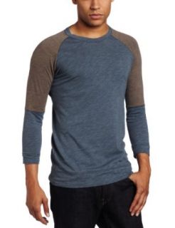 Vicarious by Nature Mens 3/4 Sleeve Crew Neck Shirt