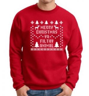 Merry Christmas Ya Filthy Animal PREMIUM Crewneck