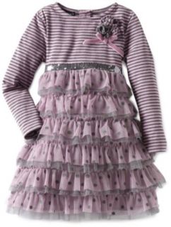 Kate Mack Girls 2 6X Lilac Fairy Net Dress Clothing