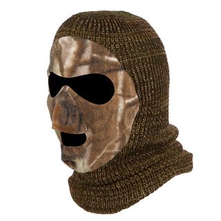 QuietWear Knit and Fleece Camo Patented Mask