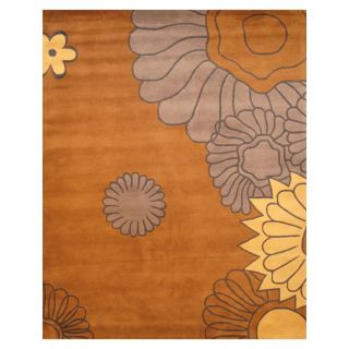 Indo Hand tufted Grey/ Yellow Wool Rug (8 x 10) Was $424.99 Today