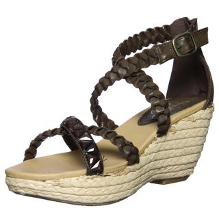 Unlisted by Kenneth Cole Womens Good Buy Braided Wedge Sandals
