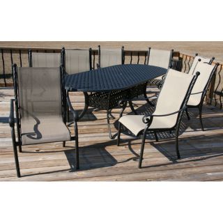 Milan 9 piece Dining Set with 102 inch Table