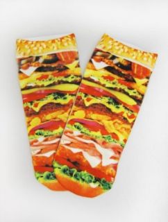 Womens Hamburger Ankle Socks Clothing