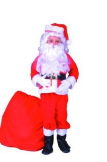 Childs Santa Claus Suit Christmas Costume Size Medium (8