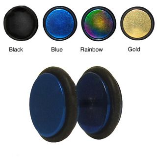 Anodized Surgical Steel 00 gauge Illusion Plugs