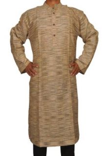 Traditional Indian Gandhi Khadi Long Mens Kurta Fabric For
