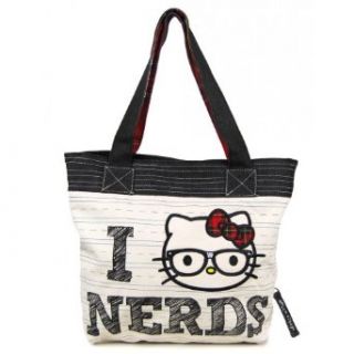 Loungefly Hello Kitty Nerd Tote   TAN Clothing
