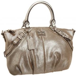  Coach Madison Shimmer Leather Sopia Satchel Bag 15960 Shoes