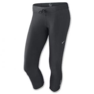 NIKE Relay Womens Running Capris, Anthracite/Anthracite