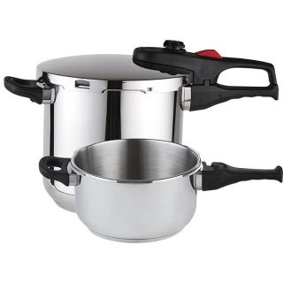 steel 3 piece pressure cooker set compare $ 125 99 today $ 104 99 save