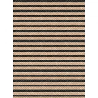 Stripe Beige/ Black Patio Rug (53 x 76) Today $104.99