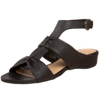 Perlina Womens Neda Sandal,Black,5.5 M US Shoes